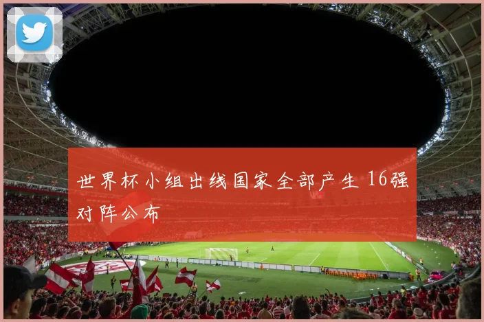 世界杯小组出线国家全部产生 16强对阵公布