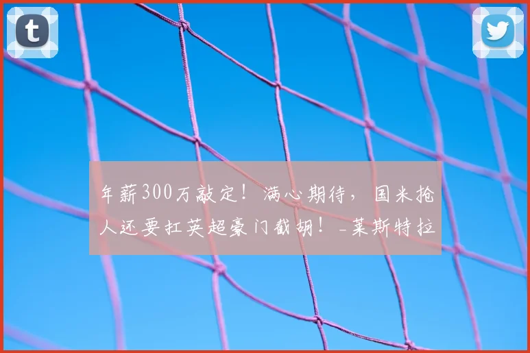 年薪300万敲定！满心期待，国米抢人还要扛英超豪门截胡！_莱斯特拉_亚特兰大_球员