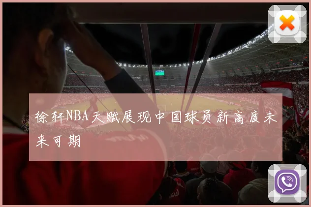 徐轩NBA天赋展现中国球员新高度未来可期