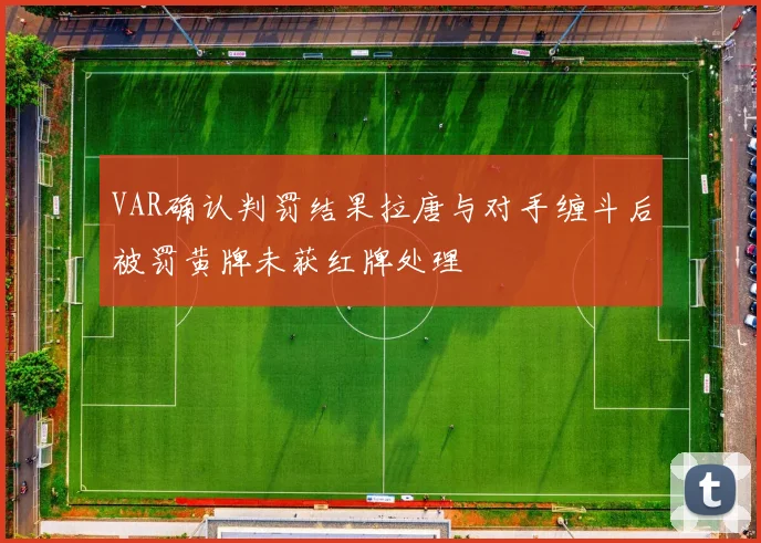 VAR确认判罚结果拉唐与对手缠斗后被罚黄牌未获红牌处理